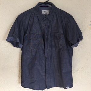 Casual short sleeve button up